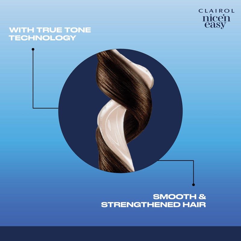 CLAIROL صبغة شعر كلايرول نيسن إيزي دائمة، 6 بني فاتح، عبوة من 3 - Image 5